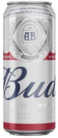 Пиво светлое Bud в банке 5% 0.5л оптом 