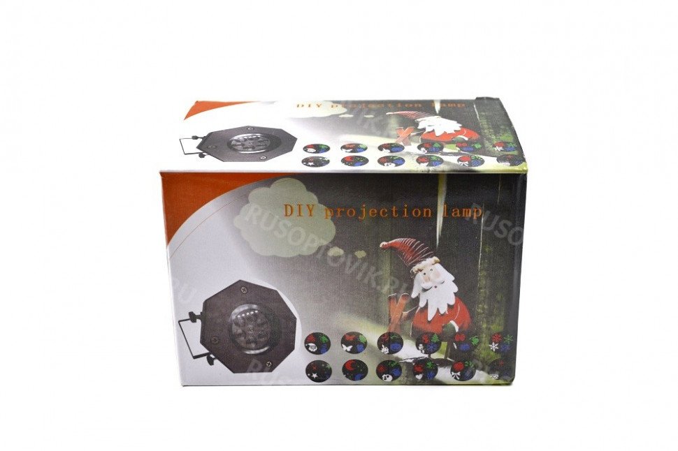 Лазерный проектор с эффектом цветомузыки (11 вставок) оптом 