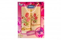 Подарочный комплект полотенец &quot;8 марта&quot; Hoja оптом