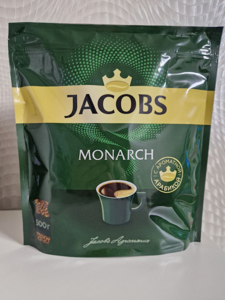 Кофе Jacobs Monarch растворимый 500гр 
