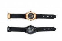 Часы HUBLOT диаметр 4,5 см с 2-мя циферблатами оптом