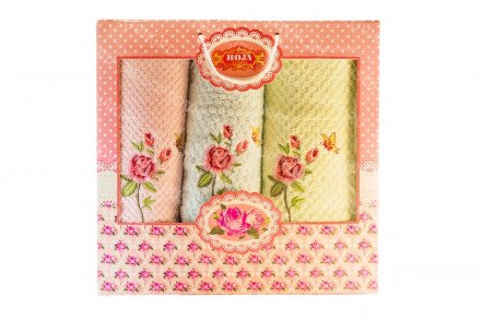 Подарочный комплект полотенец &quot;8 марта&quot; Royal Gift оптом 