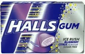 Жевательная резинка Halls Голубика оптом 