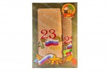 Подарочный комплект полотенец &quot;23 февраля&quot; оптом