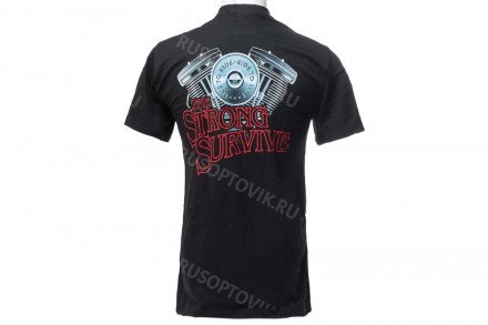 Футболка Волк «The strong survive» оптом 