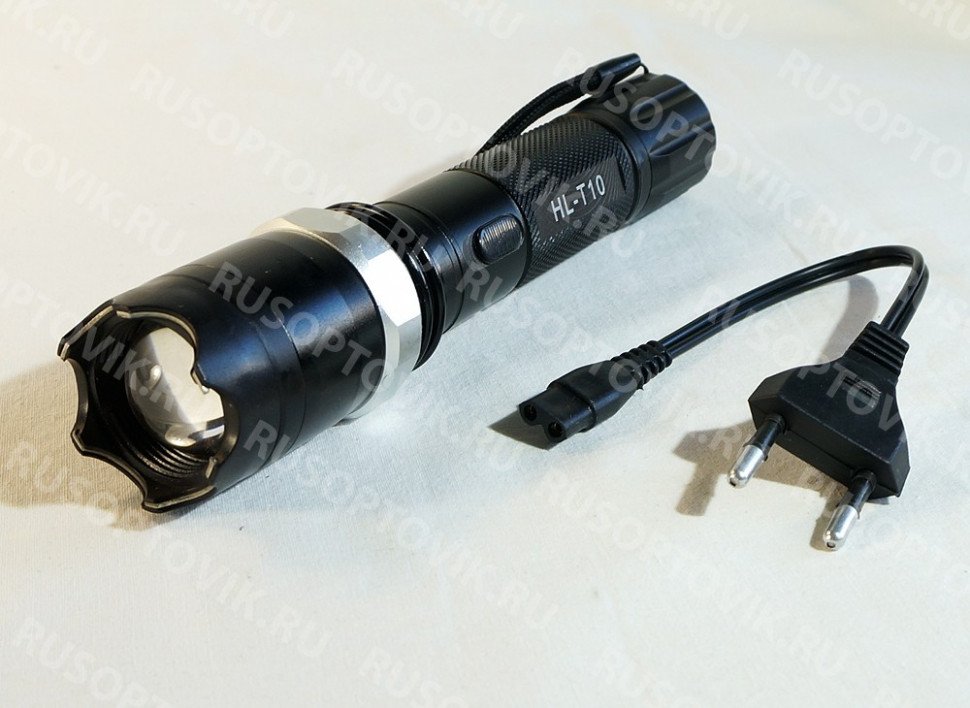 Фонарь-электрошокер Police T10 оптом 