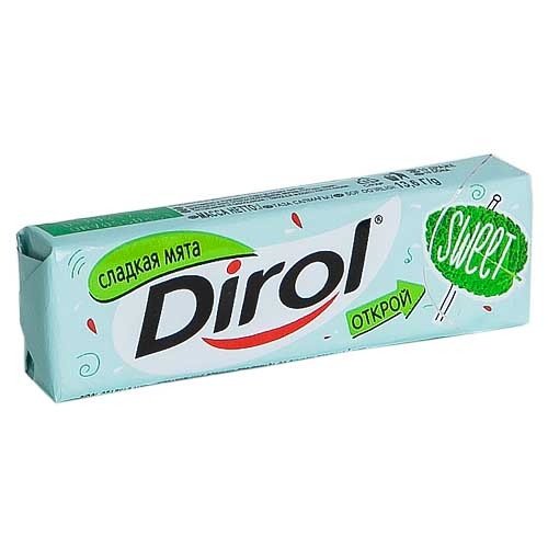 Жевательная резинка Dirol Сладкая мята оптом 