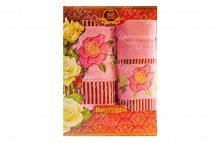 Подарочный комплект полотенец &quot;роза&quot; Royal Gift оптом