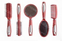 Набор расчёсок красный оптом