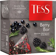 Чай в пакетиках Tess Berry Bar 20 пак оптом
