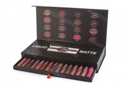 Набор матовых помад Huda Beauty Liquid Matte оптом 