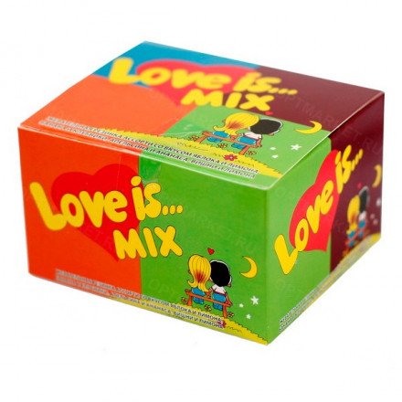 Жвачка Love is — "Mix" (20 шт) оптом 