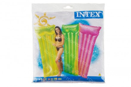 Надувной пляжный матрас &quot;Neon&quot; 183х76см Intex оптом 