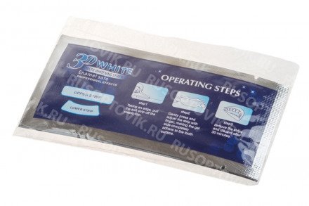 Отбеливающие полоски для зубов 3D White Teeth Whitening Stripes оптом 
