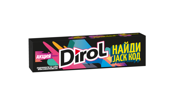 Жевательная резинка Dirol Найди Jack код оптом Жевательная резинка Dirol Найди Jack код оптом