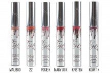 Набор матовых помад Kylie серебренный оптом