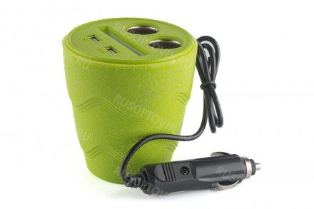 Автотройник прикуриватель оптом 