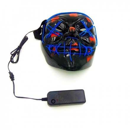 Неоновая маска Судная ночь оптом 