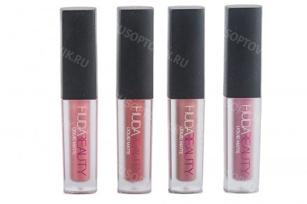 Наборы матовых помад Huda Beauty 4 цвета в 1 оптом 