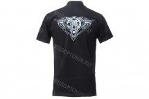 Футболка волк с оскалом, три волка оптом