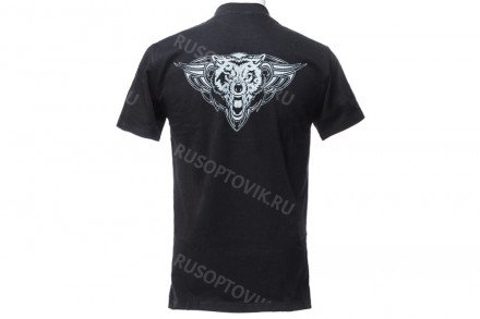 Футболка волк с оскалом, три волка оптом 