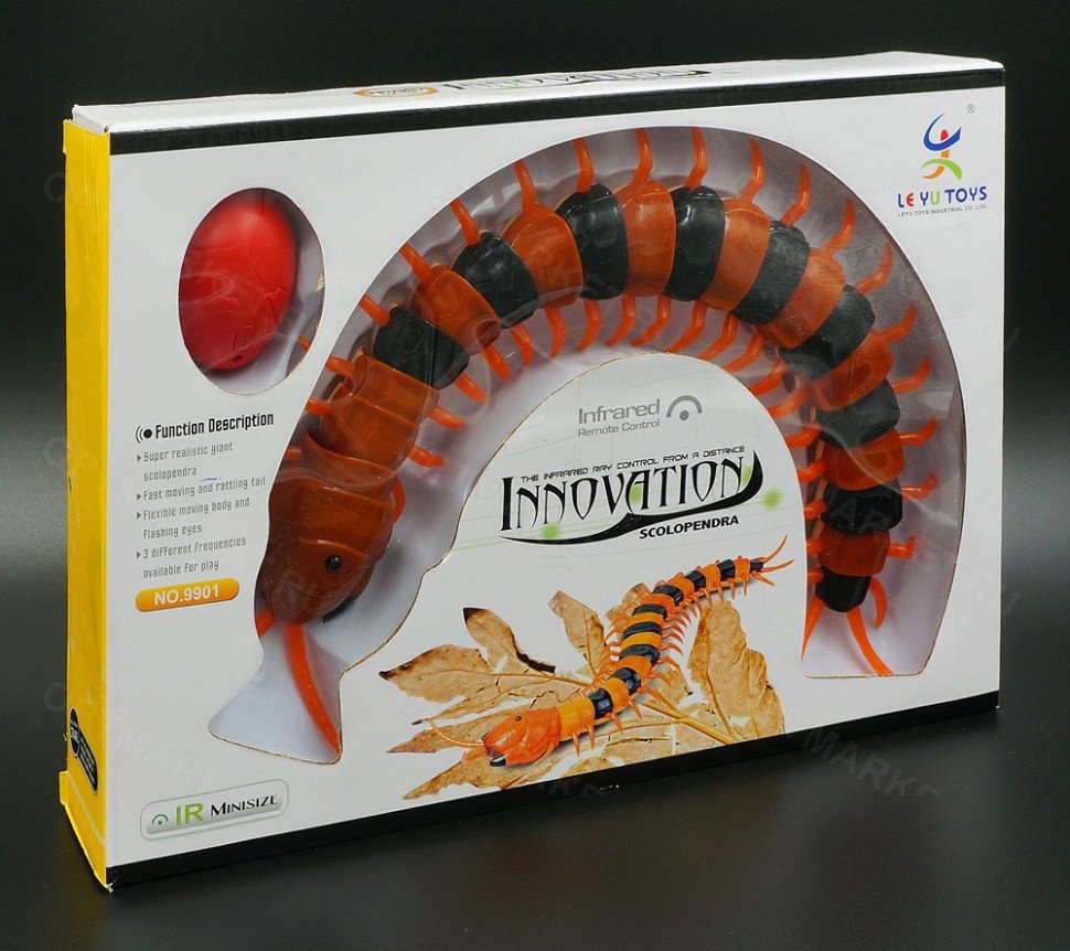 Сколопендра на пульте управления 40 см оптом 