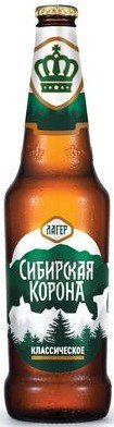 Пиво светлое Сибирская корона Классическое 5.3% 0.5л оптом 