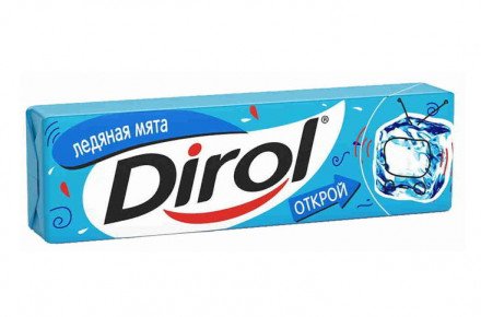 Жевательная резинка Dirol Леденая мята оптом 