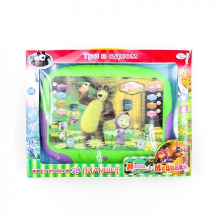 Интерактивный 3 D планшет &quot;Маша и медведь&quot; оптом 