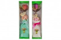 Полотенце с медведем и розой оптом