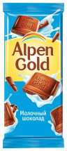 Alpen Gold шоколад молочный, 90 г оптом
