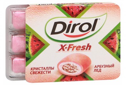 Жевательная резинка Dirol X-fresh Арбуз оптом 