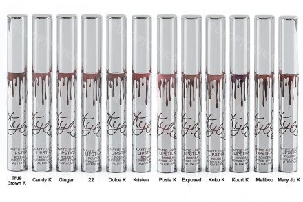 Помады Kylie Holiday серебро оптом 