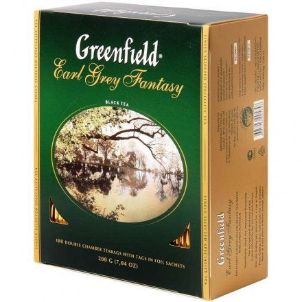 Черный чай Greenfield Earl Gery Fantasy 100 пак оптом 