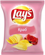 Чипсы Lays Краб 150г оптом