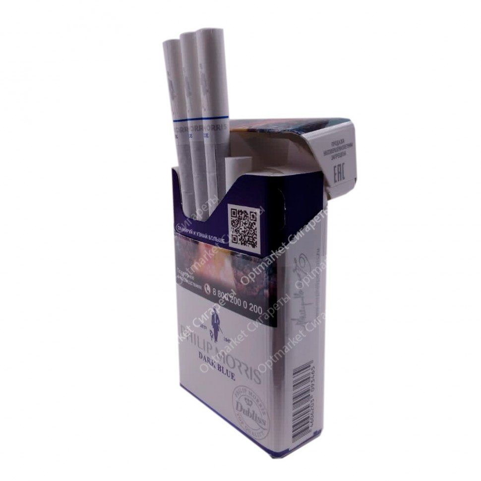 Сигареты PHILIP MORRIS Dark Blue оптом Сигареты PHILIP MORRIS Dark Blue оптом