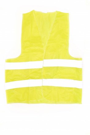 Жилет сигнальный светоотражающий с сумкой оптом 