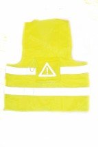 Жилет сигнальный светоотражающий с сумкой оптом