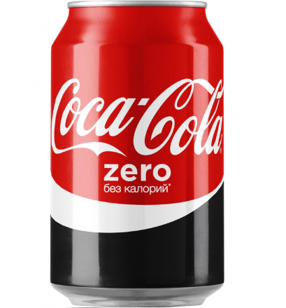 Газированный напиток Coca-Cola Zero 0,33 л оптом 