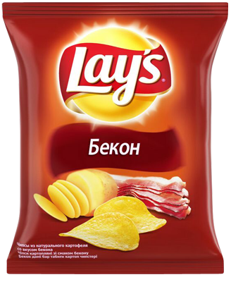Чипсы Lays Бекон 150г оптом 