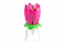 Музыкальная свеча для торта Лотос оптом