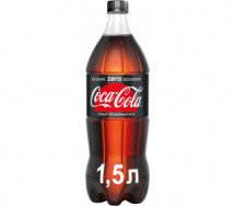 Газированный напиток Coca-Cola Zero 1,5 л оптом