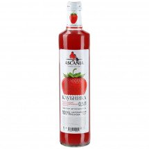 Газированный напиток Ascania Клубника с мякотью 0,5 л оптом