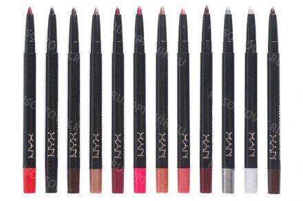 Набор карандашей для глаз, губ NYX 12 цветов оптом 
