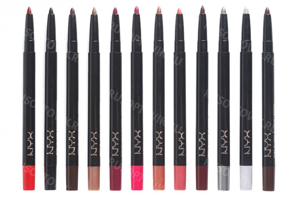 Набор карандашей для глаз, губ NYX 12 цветов оптом Набор карандашей для глаз, губ NYX 12 цветов оптом
