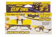 Антибликовые очки для водителей Night View Clip Ons оптом