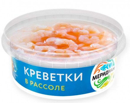 Креветки Меридиан в рассоле 180 г оптом 