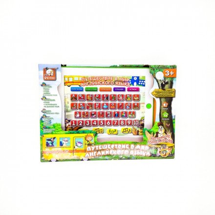 Интерактивный детский планшет «Путешествие в мир английского языка» оптом 