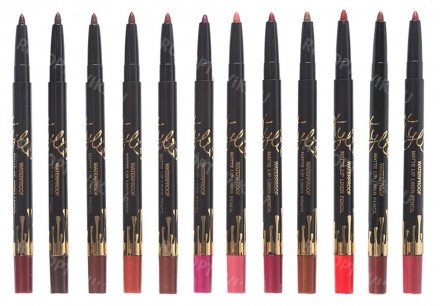 Набор матовых карандашей для губ Kylie 12 шт оптом 