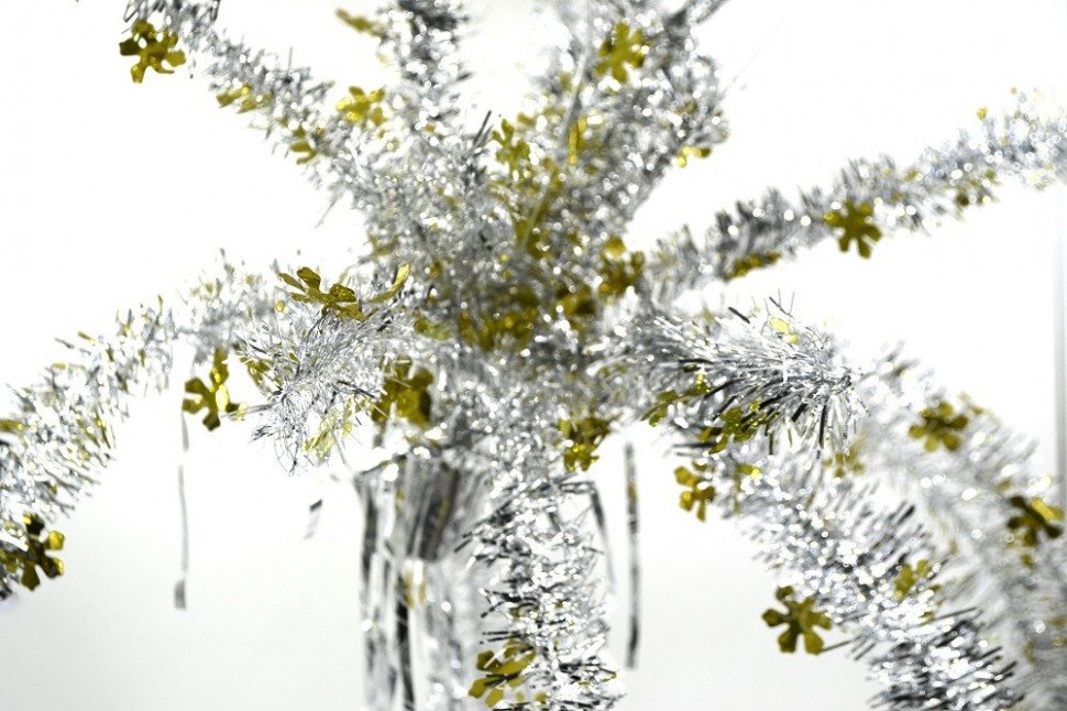 Новогоднее украшение "Снежинки" оптом 